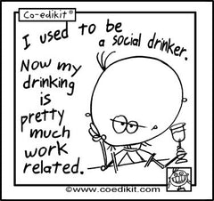 Social Drinker Coaster