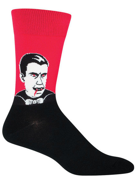 Men's Halloween Dracula Crew Socks