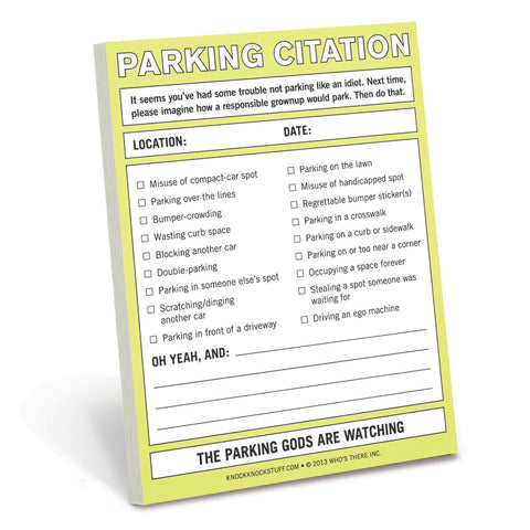 Nifty Note - Parking Citation