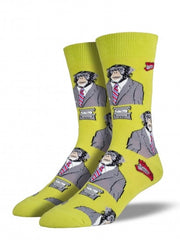 Monkey Biz Crew Socks - Kiwi