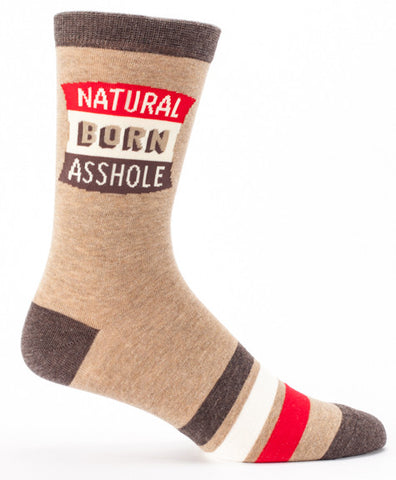 Men's Natural Born Asshole Socks